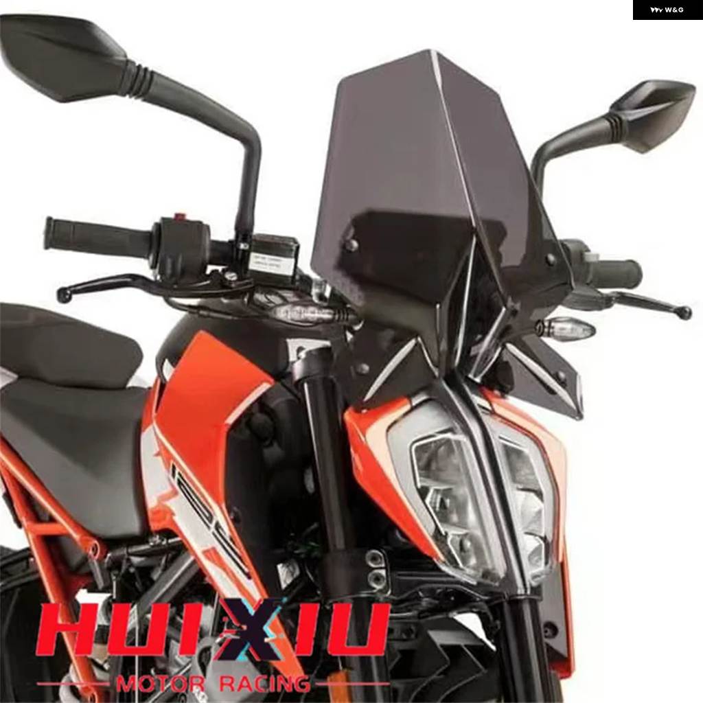 並行輸入品 オートバイ ウインドシールドデフレクター ウインドシールド DUKE125 390 2017 - 20 DUKE125 DUKE390 カスタム パーツ_2