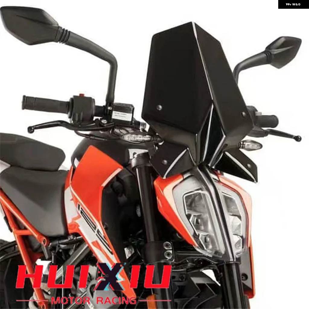 並行輸入品 オートバイ ウインドシールドデフレクター ウインドシールド DUKE125 390 2017 - 20 DUKE125 DUKE390 カスタム パーツ_3