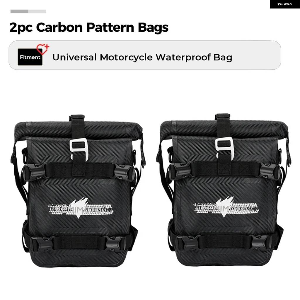 並行輸入品 30L バイク バンパー バッグ モトクロス フレーム クラッシュ バー 防水 バッグ リペアツール 収納 バッグ テールパック ラゲッ_3