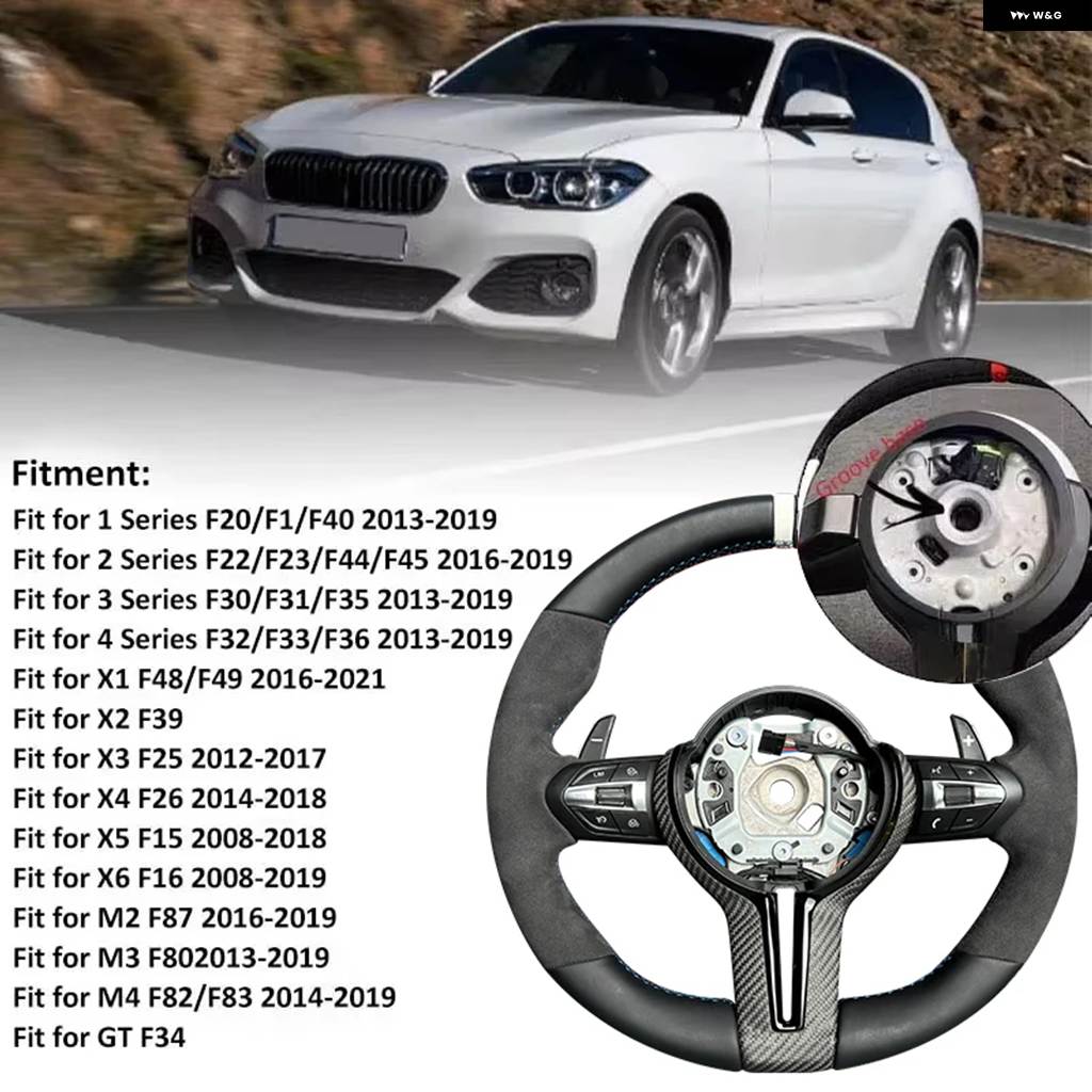 並行輸入品 BMW F30 F10 F31 F20 E60 E90 ステアリングホイール はアルカンターラで作られておりスポーツステアリングカー_7
