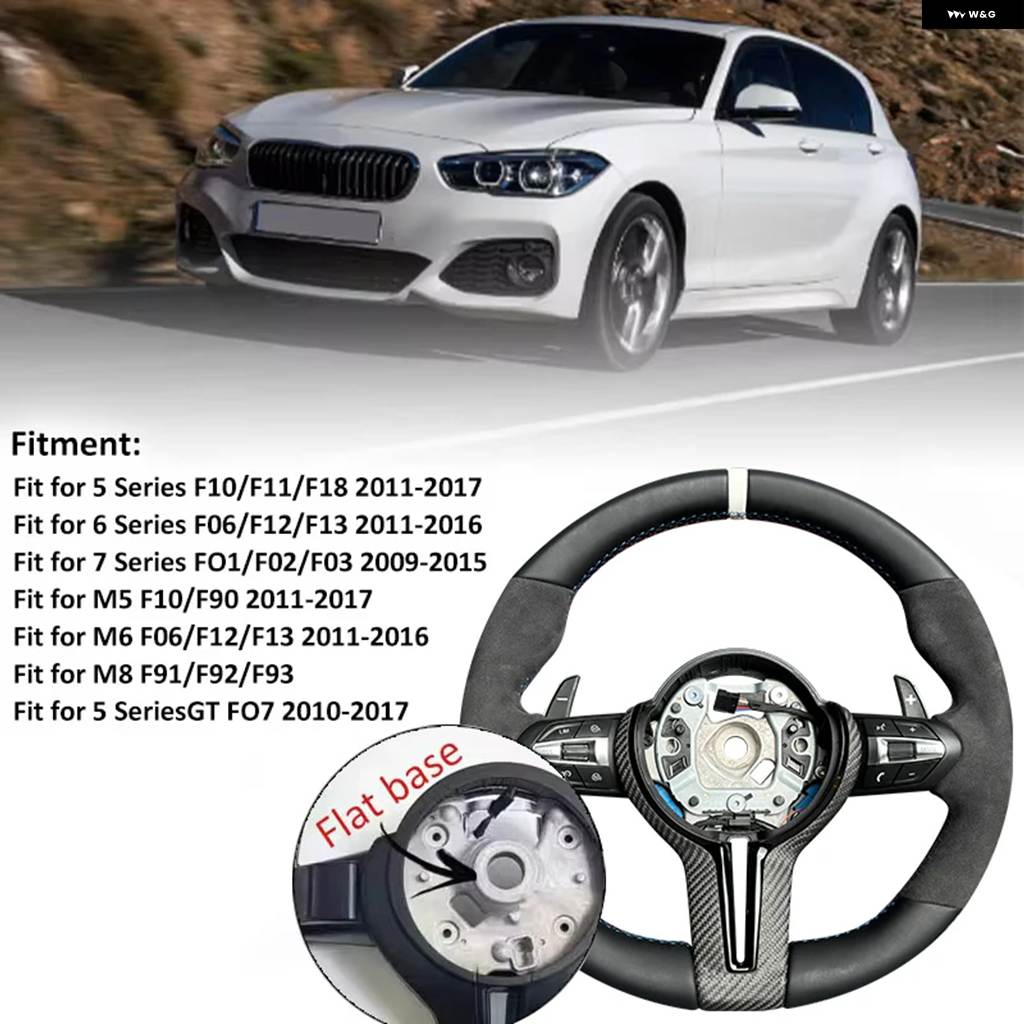 並行輸入品 BMW F30 F10 F31 F20 E60 E90 ステアリングホイール はアルカンターラで作られておりスポーツステアリングカー_9