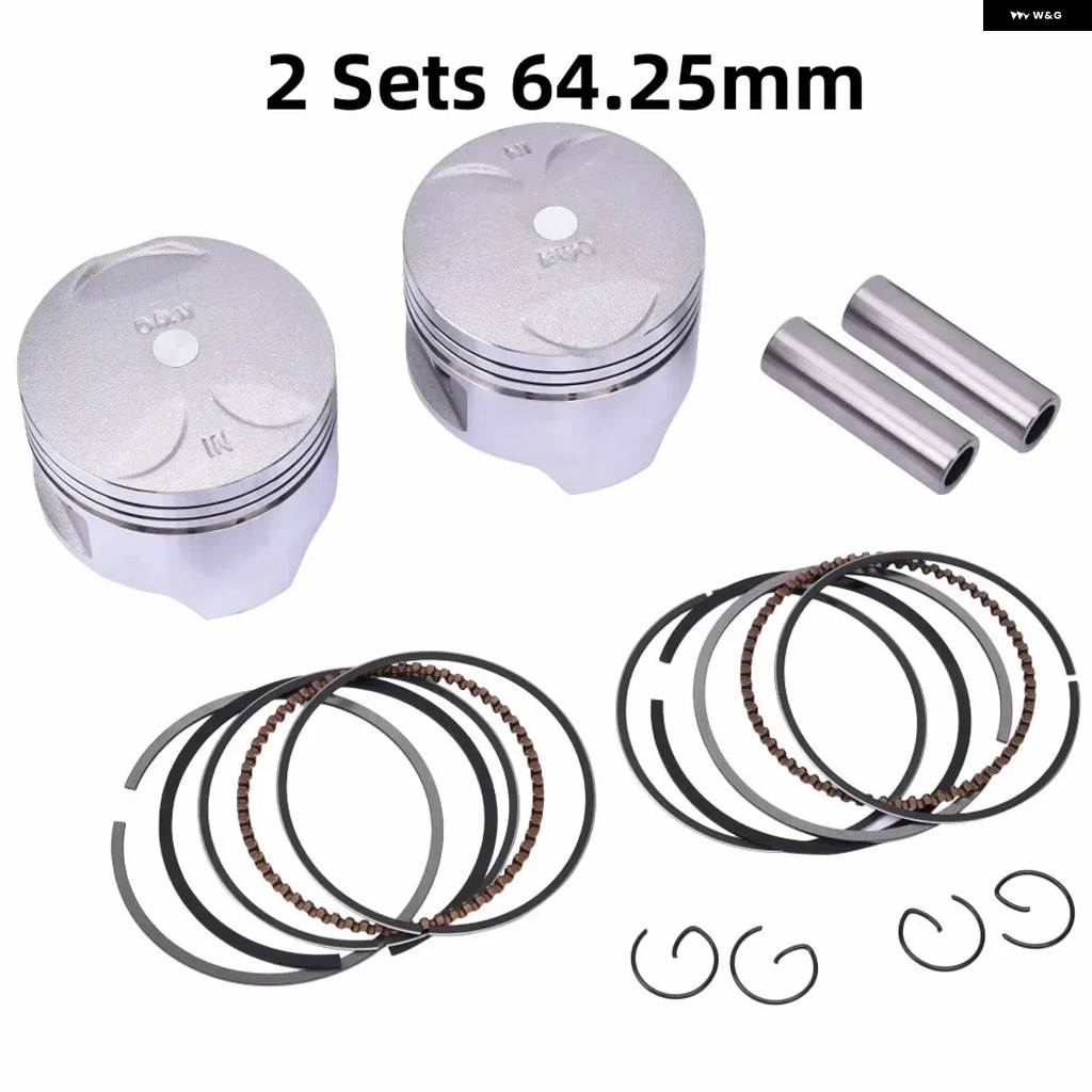 並行輸入品 64MM 64.25MM 64.5MM 400CC オートバイ エンジン ピストンリング キット STD +25 +50 +0.25 +0.5 ホンダ KWO STEED 4_2
