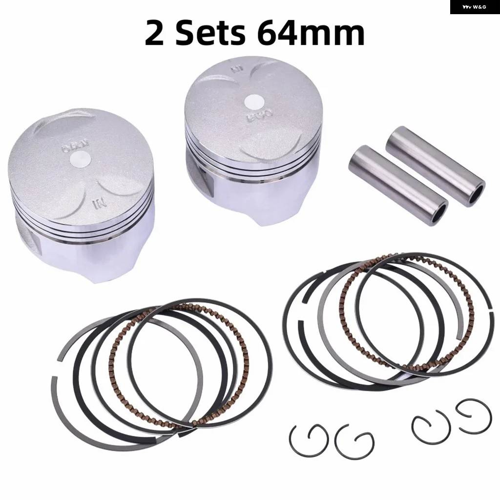 並行輸入品 64MM 64.25MM 64.5MM 400CC オートバイ エンジン ピストンリング キット STD +25 +50 +0.25 +0.5 ホンダ KWO STEED 4_3