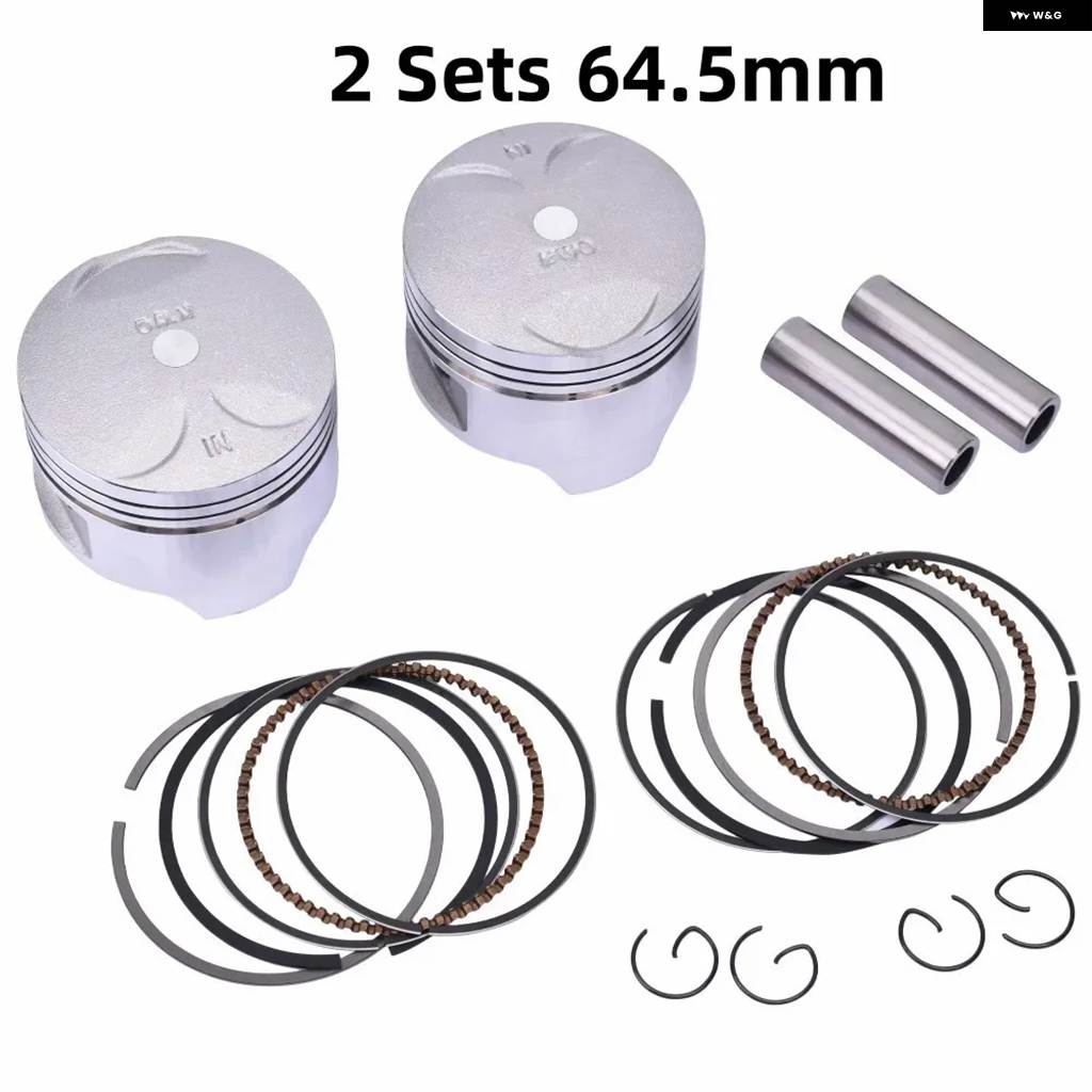 並行輸入品 64MM 64.25MM 64.5MM 400CC オートバイ エンジン ピストンリング キット STD +25 +50 +0.25 +0.5 ホンダ KWO STEED 4_4