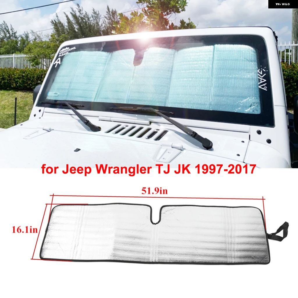 並行輸入品 フロントガラス サンバイザーUVカットカバー ジープ