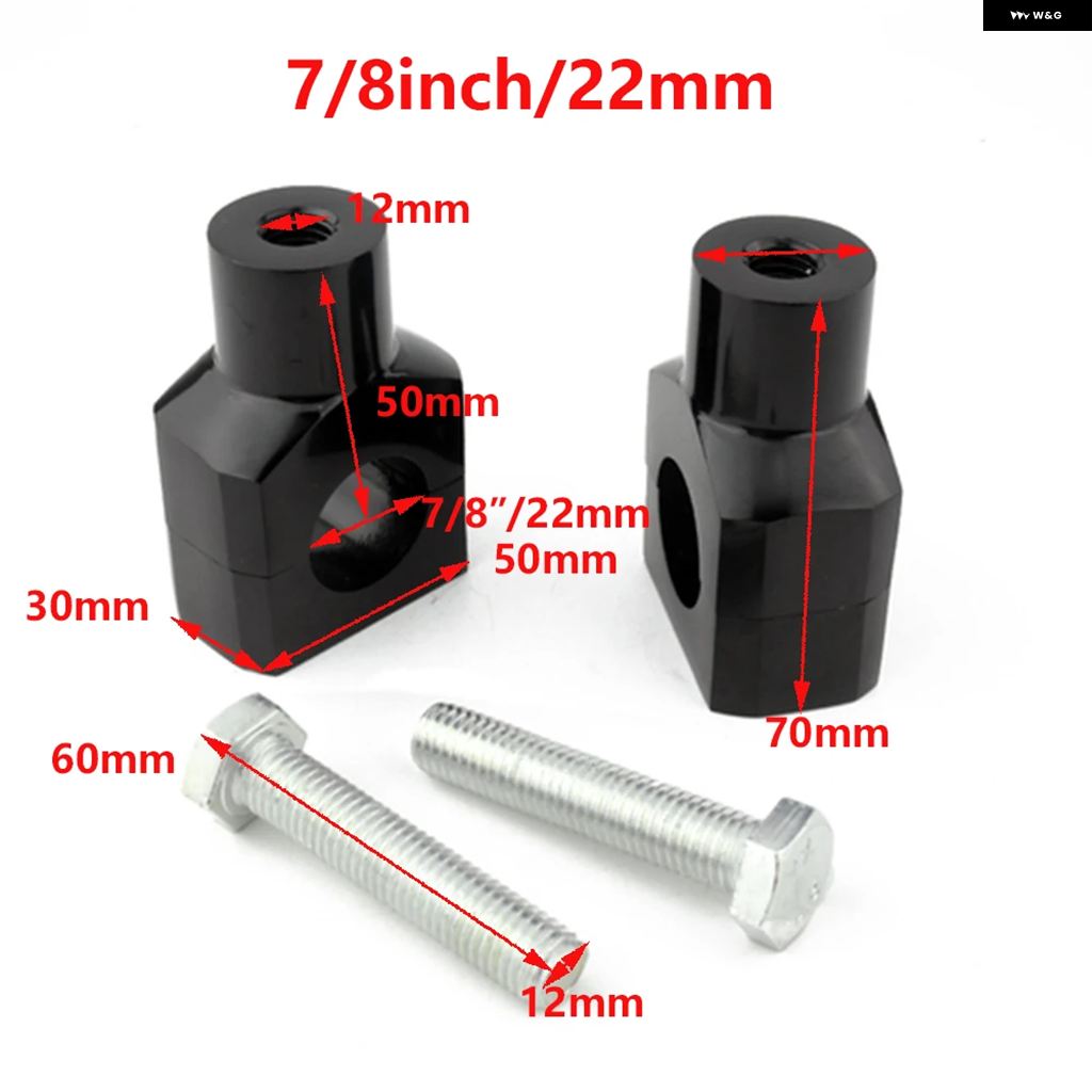 ブランド登録なし - 並行輸入品 22MM 25MM 自動二輪車 高さかい繕うくっ付けるシートクランプライザー 手持ち部分赤ちょうちん ライザー マウント ハーレー アイアンXL883 1200 STEED 400 600VLX