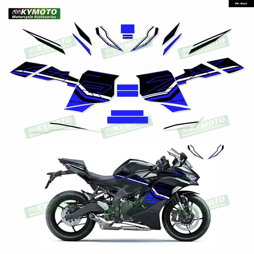 デコレーション 並行輸入品 ZX-4R ZX4R ZX4RR RR 2023 オートバイ デカール フェア