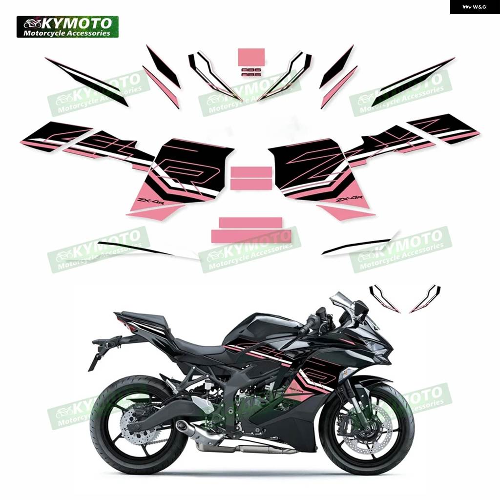 並行輸入品 ZX-4R ZX4R ZX4RR RR 2023 オートバイ デカール フェア