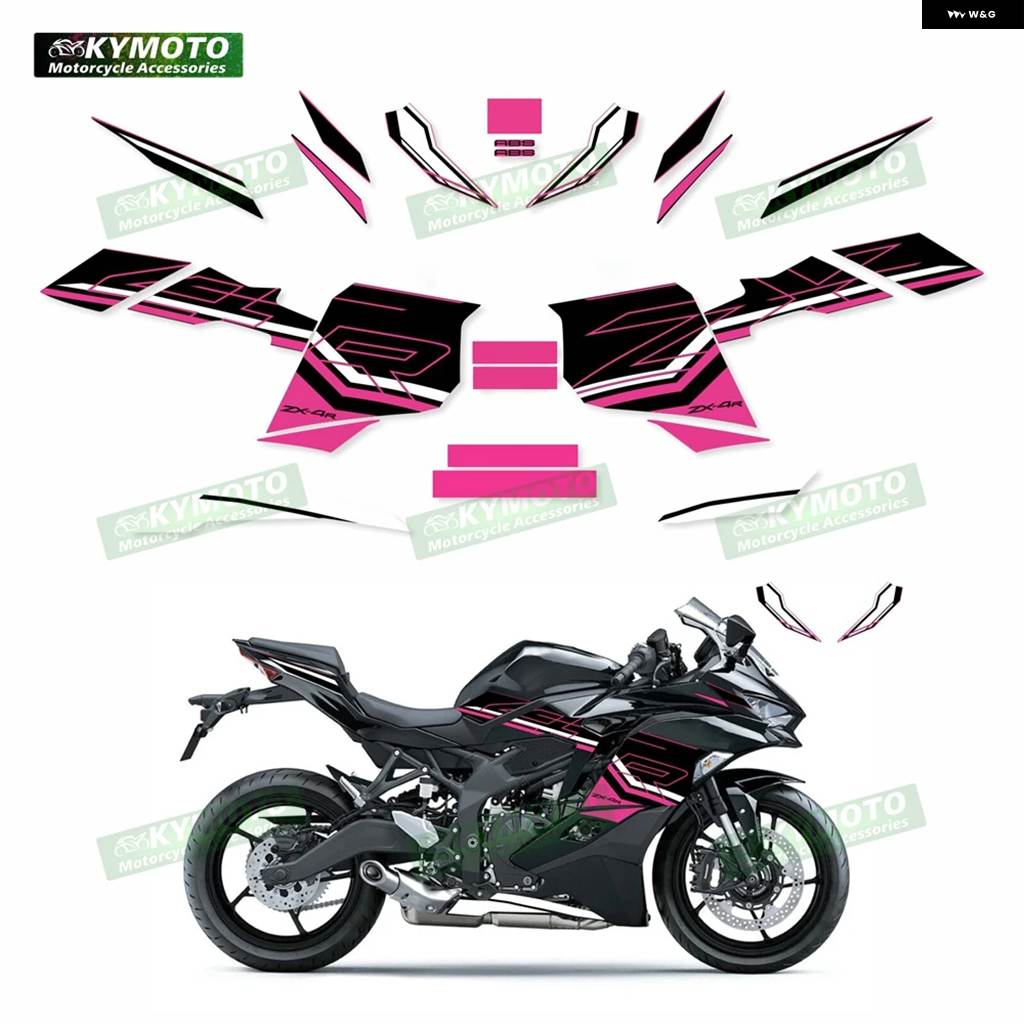 並行輸入品 ZX-4R ZX4R ZX4RR RR 2023 オートバイ デカール フェア