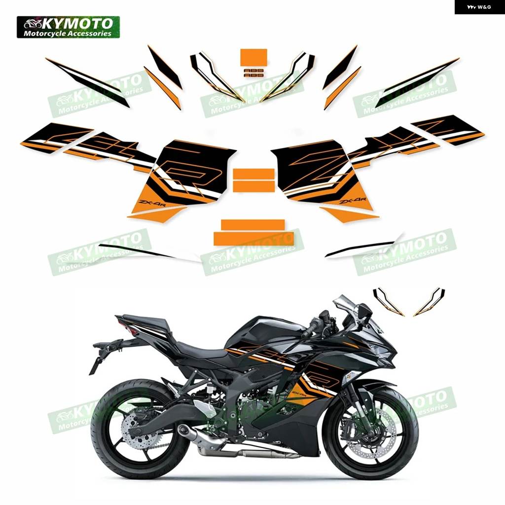 並行輸入品 ZX-4R ZX4R ZX4RR RR 2023 オートバイ デカール フェア