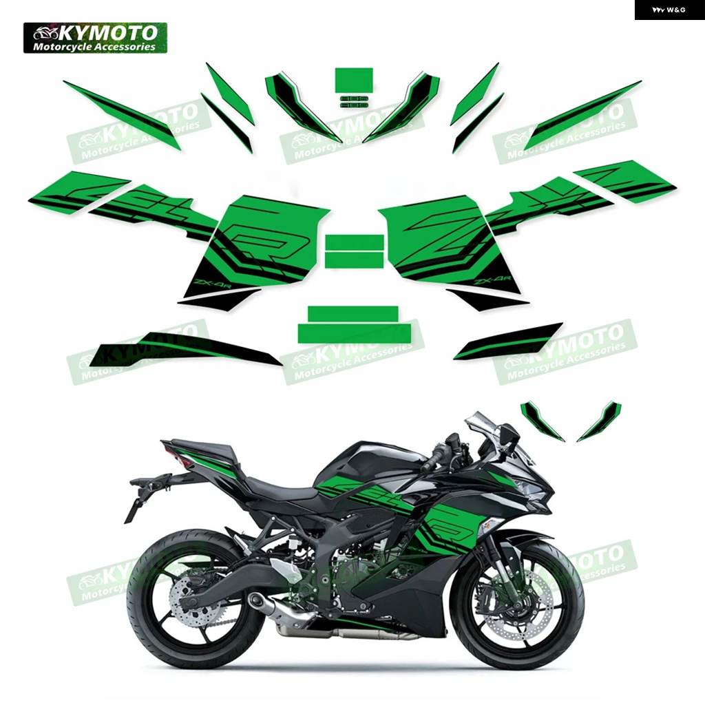 並行輸入品 ZX-4R ZX4R ZX4RR RR 2023 オートバイ デカール フェア