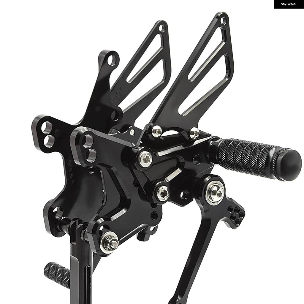 並行輸入品CNC オートバイ フットレスト リアセット フットペグ カワサキ ZX-10R用 2011年2012年2014年 - 2024年19月