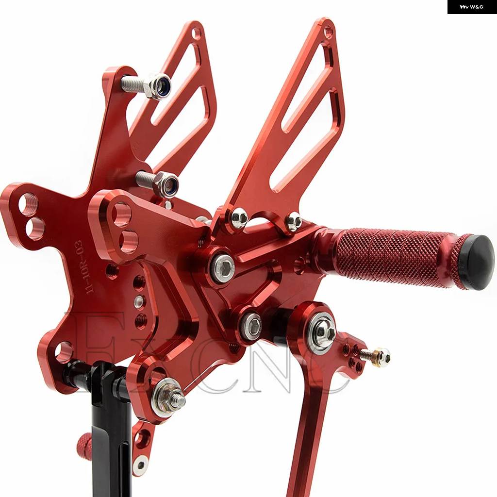 並行輸入品CNC オートバイ フットレスト リアセット フットペグ カワサキ ZX-10R用 2011年2012年2014年 - 2024年19月