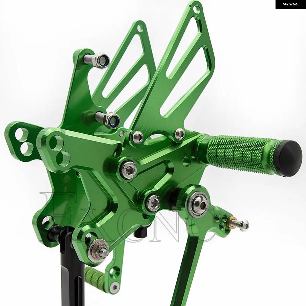並行輸入品CNC オートバイ フットレスト リアセット フットペグ カワサキ ZX-10R用 2011年2012年2014年 - 2024年19月