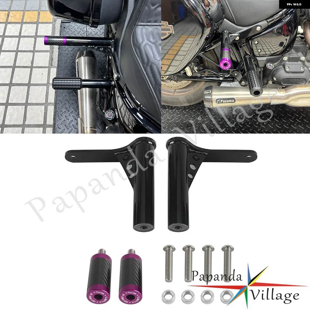 並行輸入品 ハーレー ソフテイル ローライダー ST 117 FXLRST 2022 2023 2024 クラッシュ バー バイク サドルバッグ ガード クラ