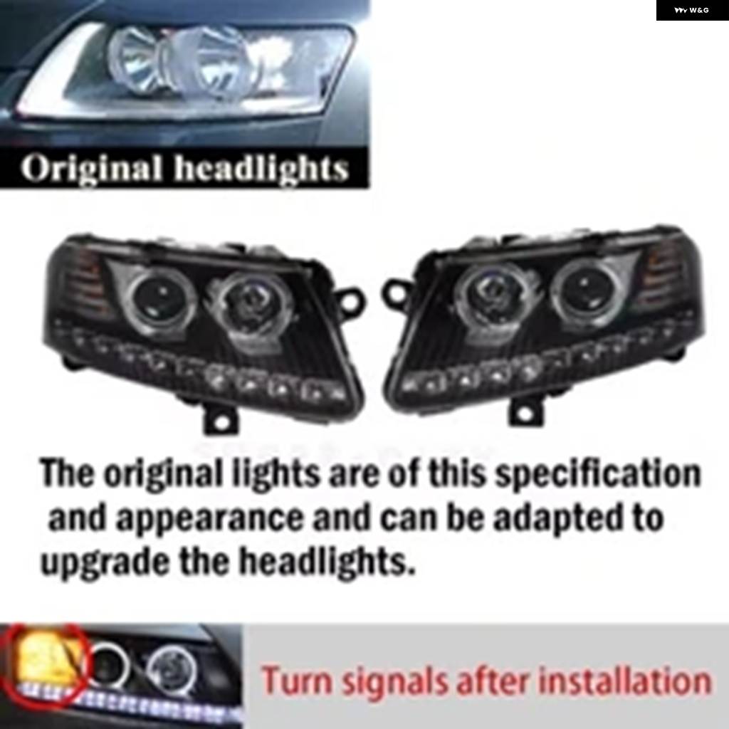 並行輸入品 アウディ A6 S6 ヘッドランプ 2005-2010 用 EAGLE EYE ヘッドライト アウディ A6L C6 用 LED カーライト ヘッドライ