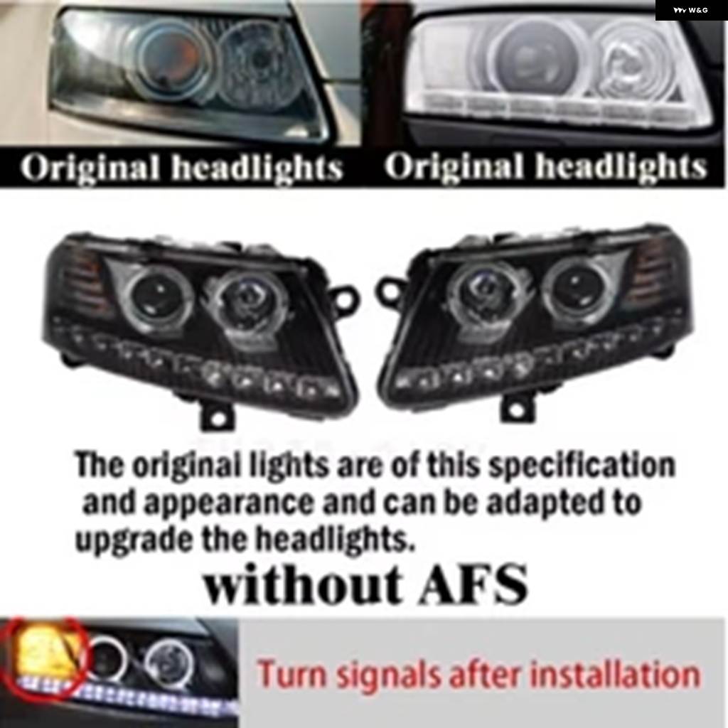 並行輸入品 アウディ A6 S6 ヘッドランプ 2005-2010 用 EAGLE EYE ヘッドライト アウディ A6L C6 用 LED カーライト ヘッドライ