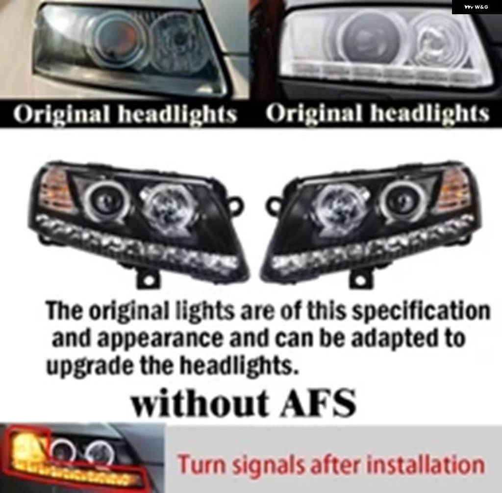 並行輸入品 アウディ A6 S6 ヘッドランプ 2005-2010 用 EAGLE EYE ヘッドライト アウディ A6L C6 用 LED カーライト ヘッドライ