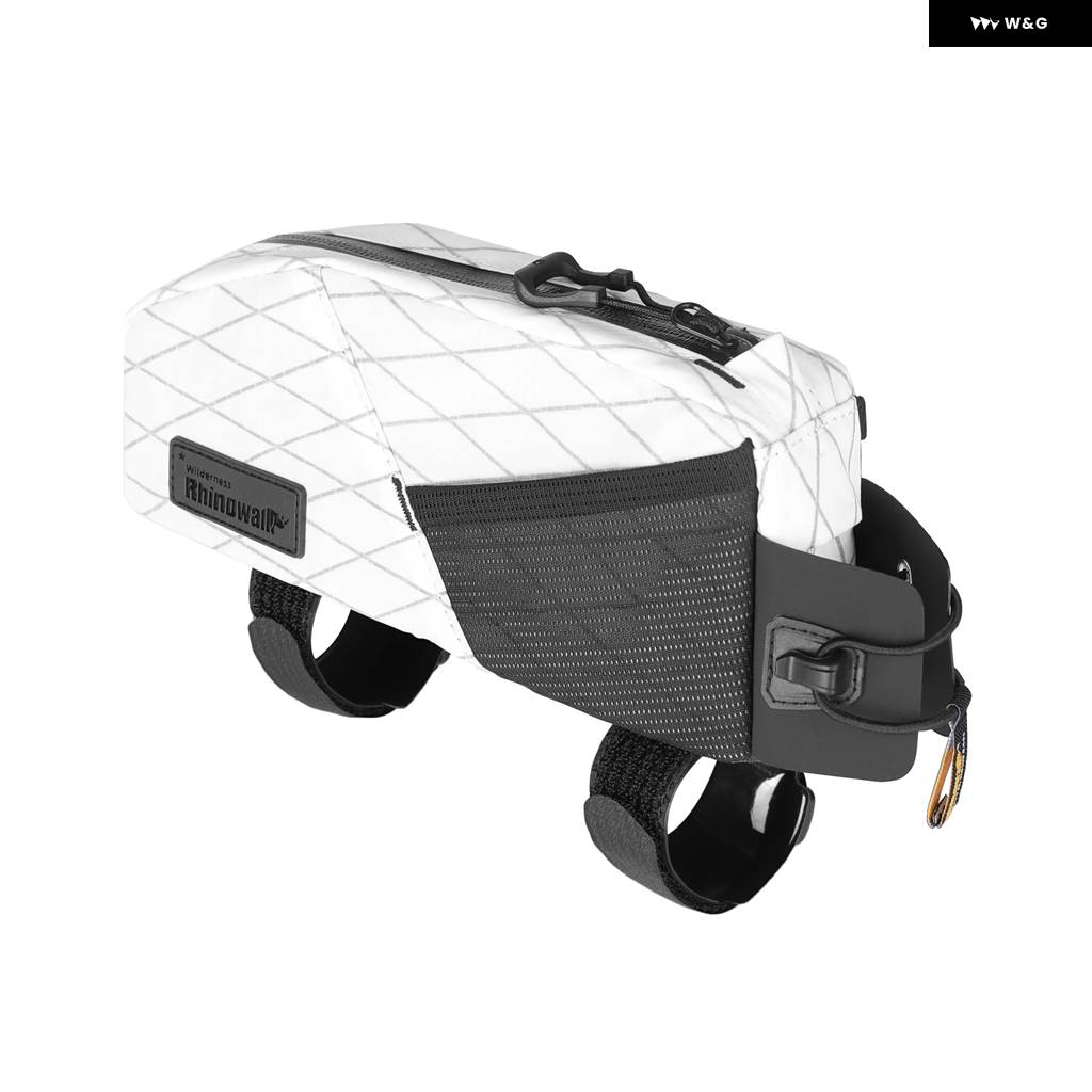 並行輸入品 自転車トップ チューブ バッグ 防水 自転車 フレームパック ネジストラップで固定 MTBROAD バイク_2