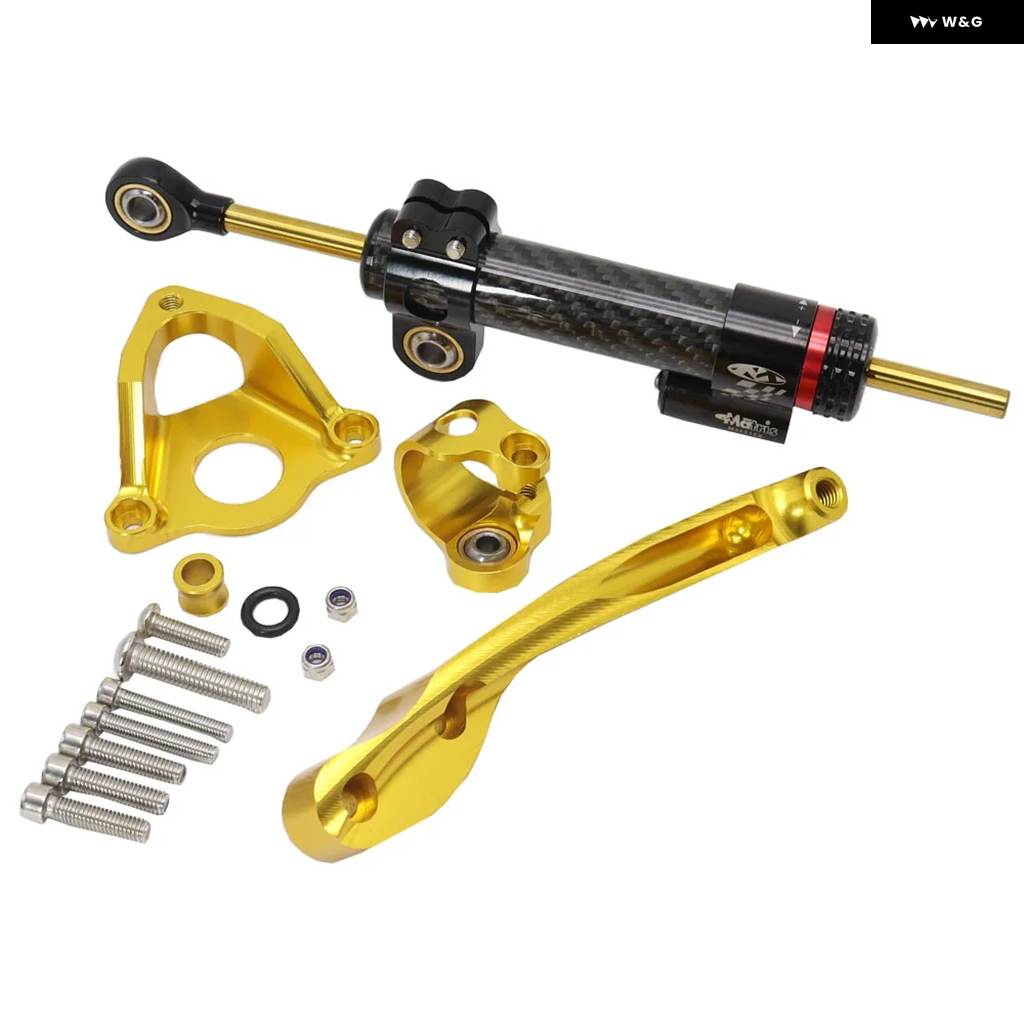 ブランド登録なし - 並行輸入品 ホンダ CBR650 RRステアリング ダンパー 安定器 マウント 鉤括弧 受け支える 一揃いの道具 カ