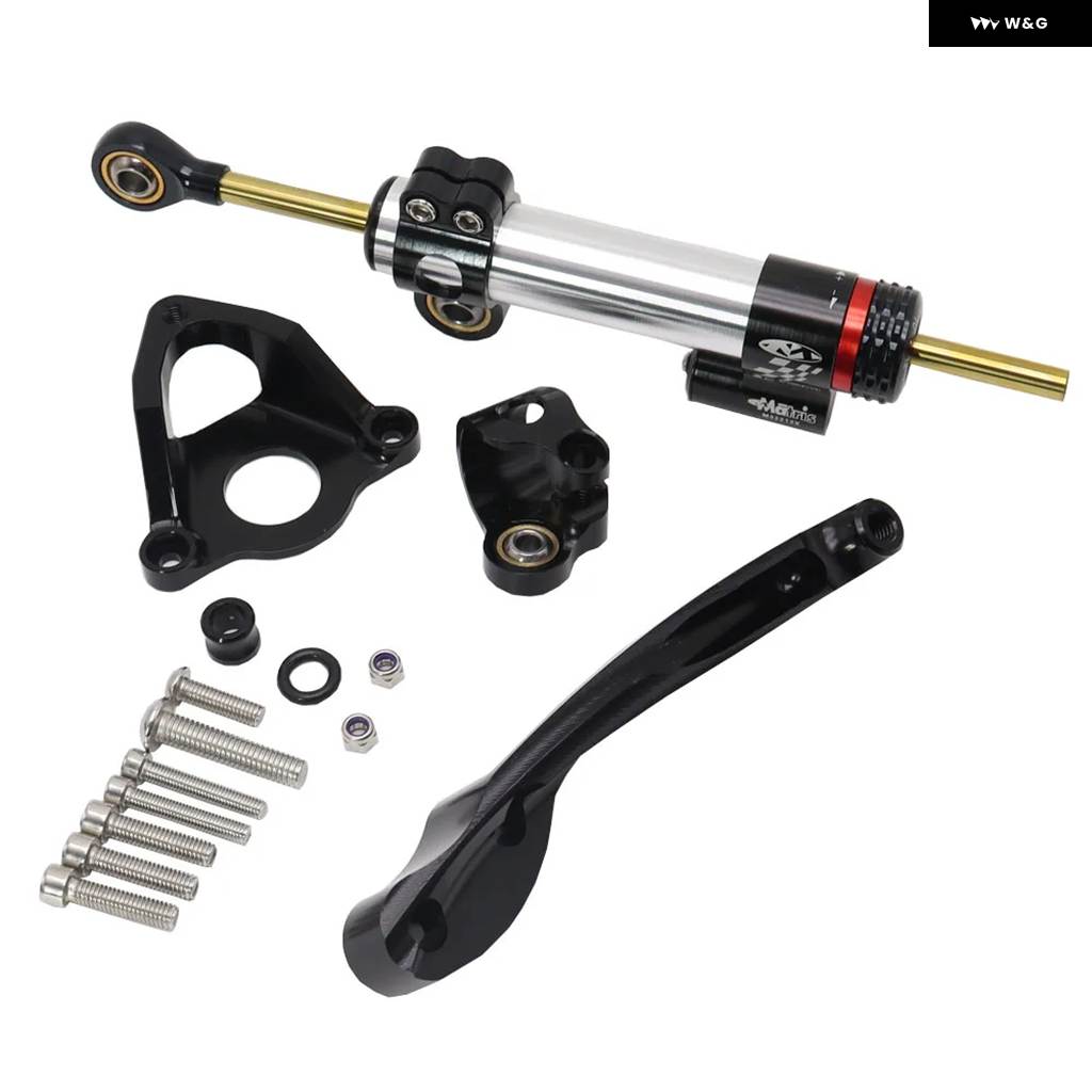 ブランド登録なし - 並行輸入品 ホンダ CBR650 RRステアリング ダンパー 安定器 マウント 鉤括弧 受け支える 一揃いの道具 カ