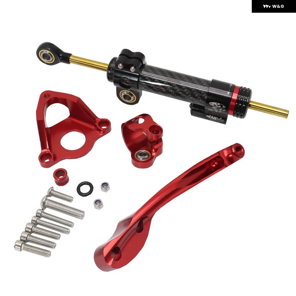 ブランド登録なし - 並行輸入品 ホンダ CBR650 RRステアリング ダンパー 安定器 マウント 鉤括弧 受け支える 一揃いの道具 カ