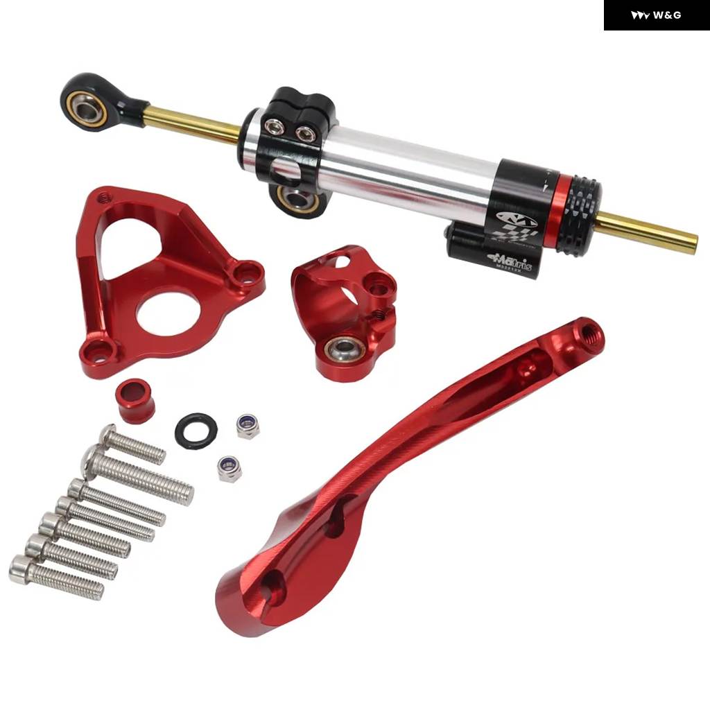 ブランド登録なし - 並行輸入品 ホンダ CBR650 RRステアリング ダンパー 安定器 マウント 鉤括弧 受け支える 一揃いの道具 カ