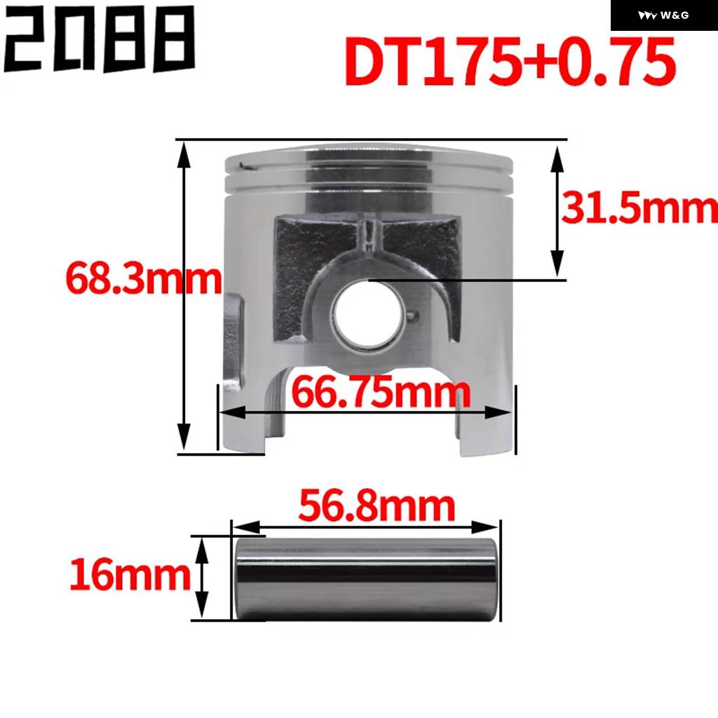 並行輸入品 エンジン ピストンキット IS ヤマハ DT175 DT 175 +0.25 +