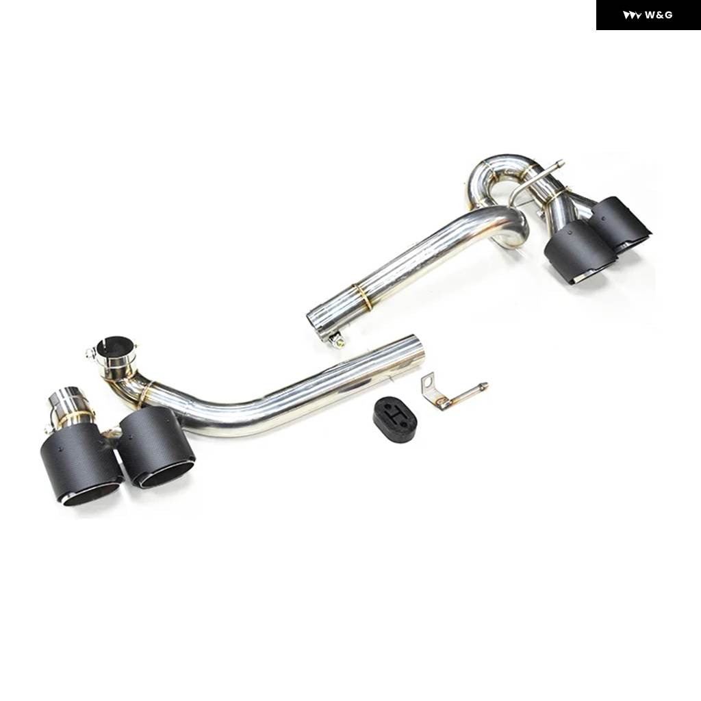 並行輸入品 排気テール パイプ BMW 5シリーズ E60 525I 523I 520I 530I M5 MT バンパー クアッドマフラー 排気 システム_3