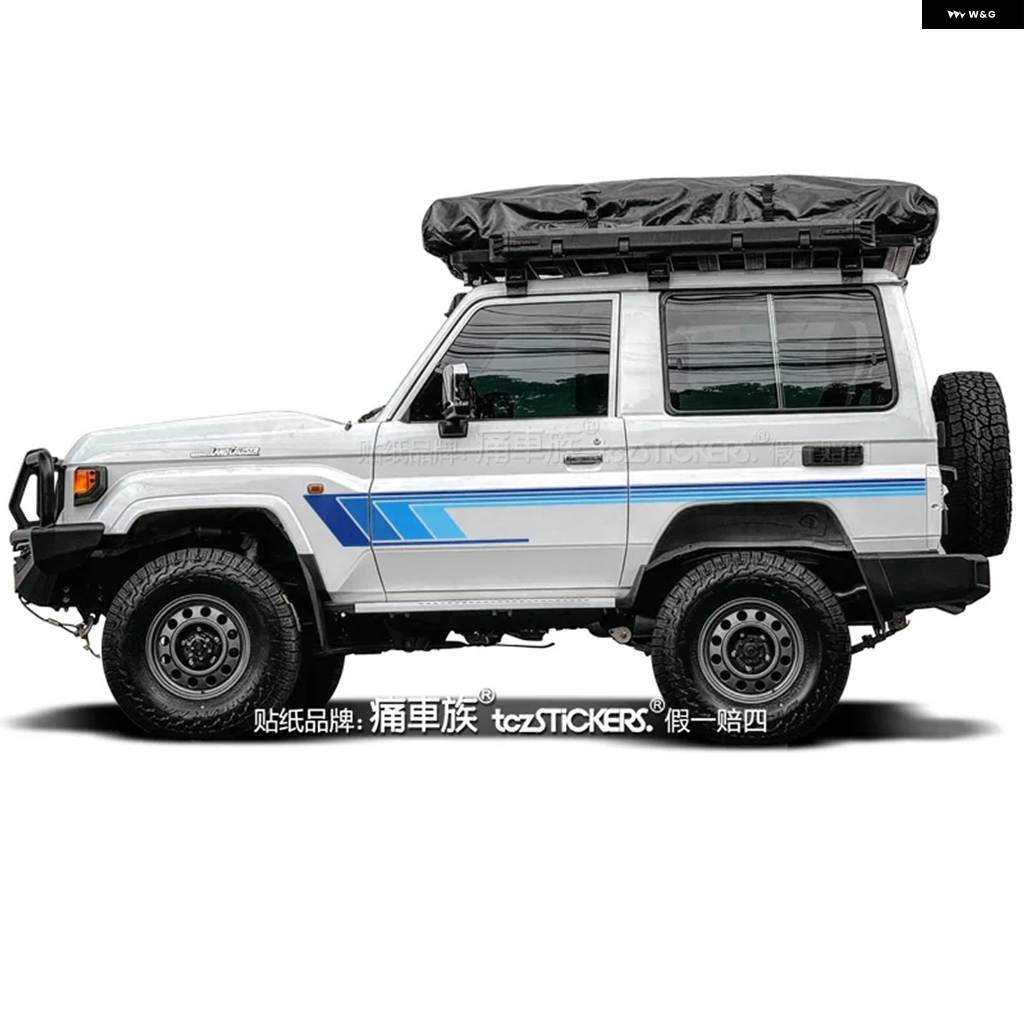 並行輸入品 車用ビニール ステッカー トヨタ ランドクルーザー LC71