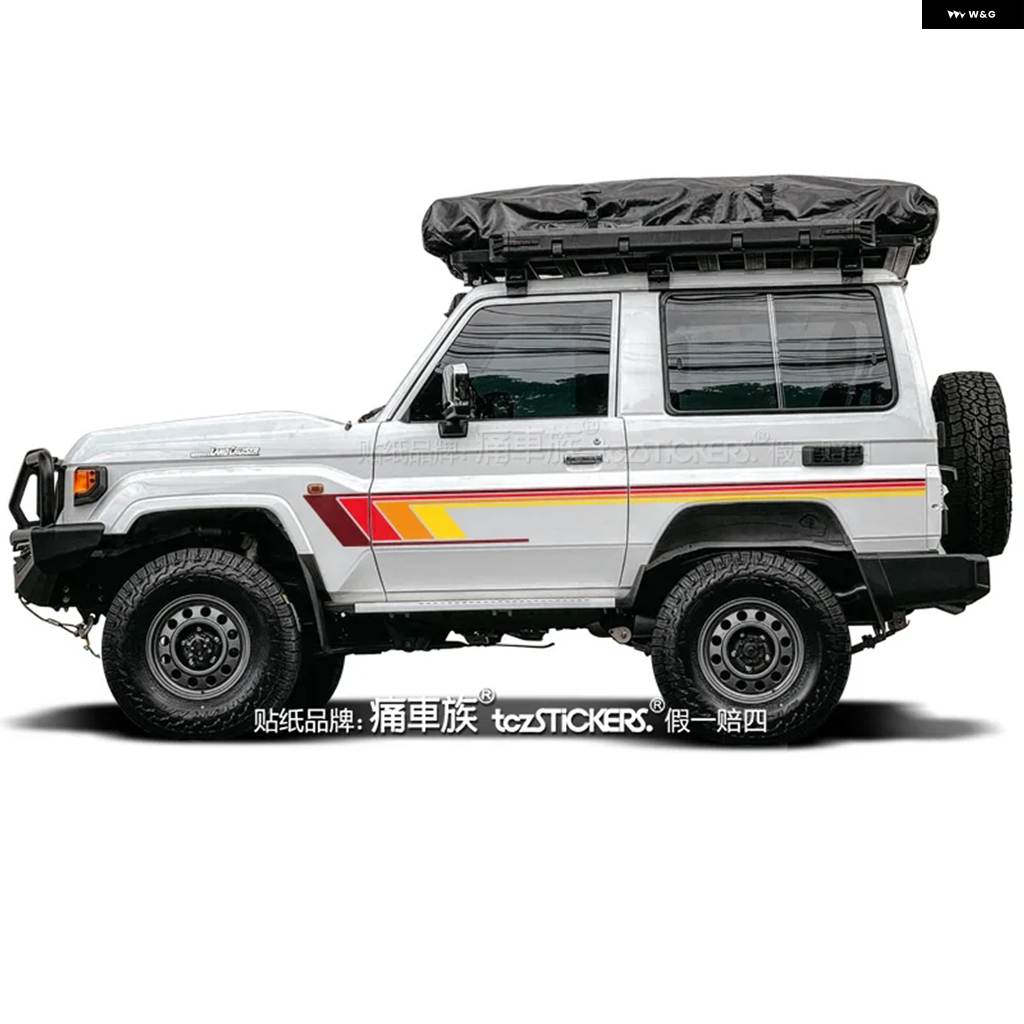 トヨタ ランドクルーザー 70周年記念 1/18【ステッカー付】 並行輸入品 車用ビニール ステッカー トヨタ ランドクルーザー LC71