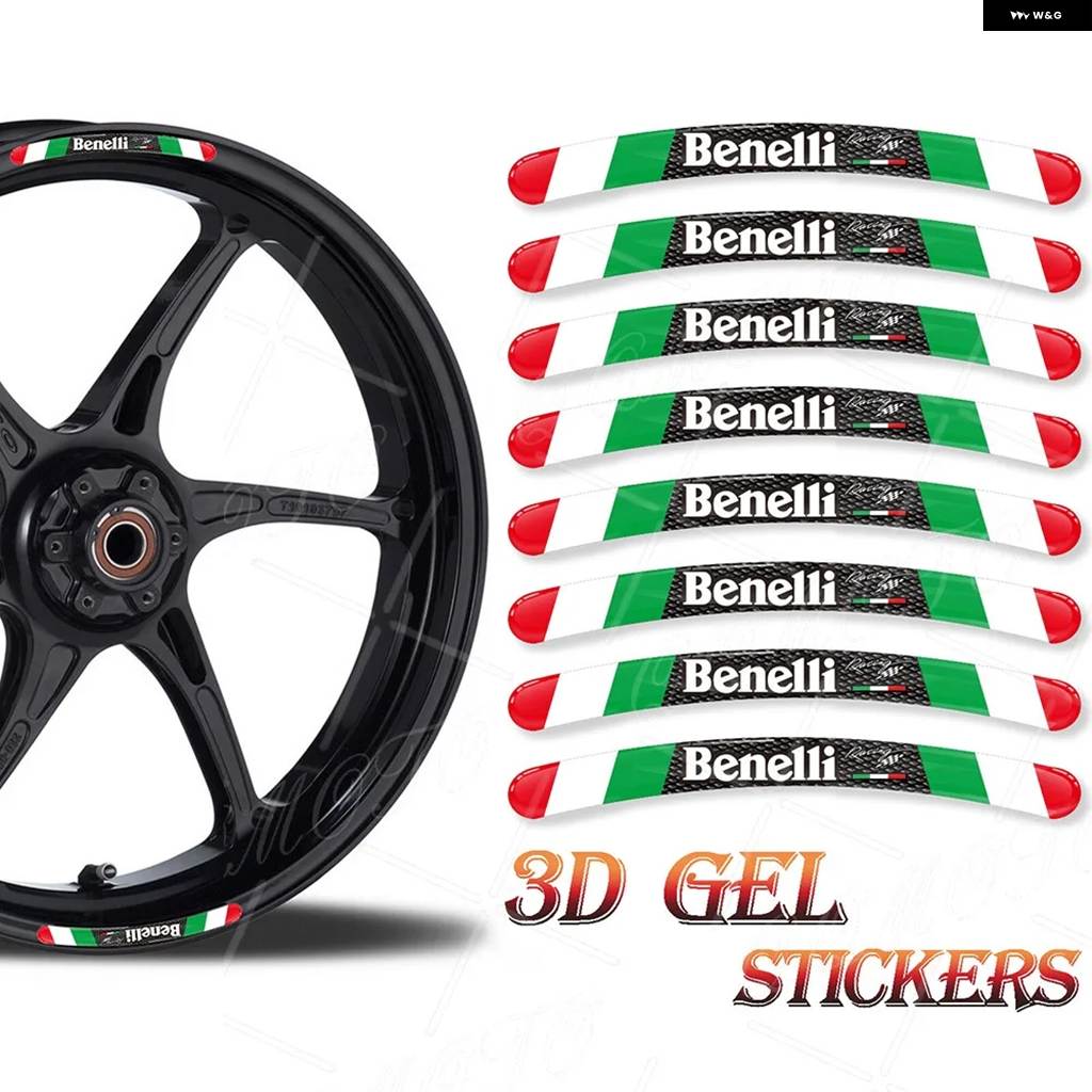 【並行輸入品】3Dジェル バイク ホイールハブ ステッカー デカール 反射リムストライプテープ レプソル ベネリ GSXR ドゥカティ マルケシーニ OZ | ブランド登録なし | 04