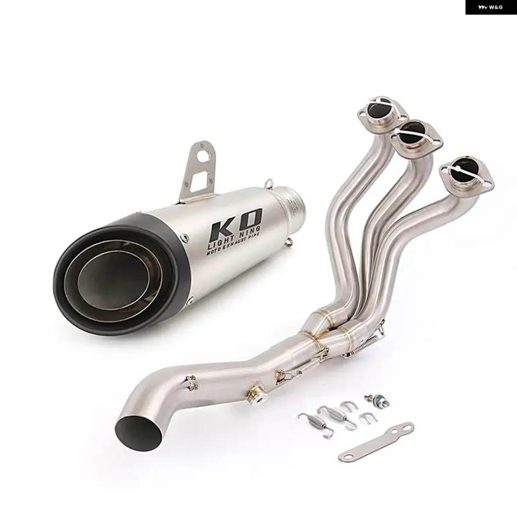 並行輸入品 ESCAPE ヤマハ XSR900 2016-2019 エキゾースト システム マフラー フロントリンク パイプ ステンレス スリップオン_6