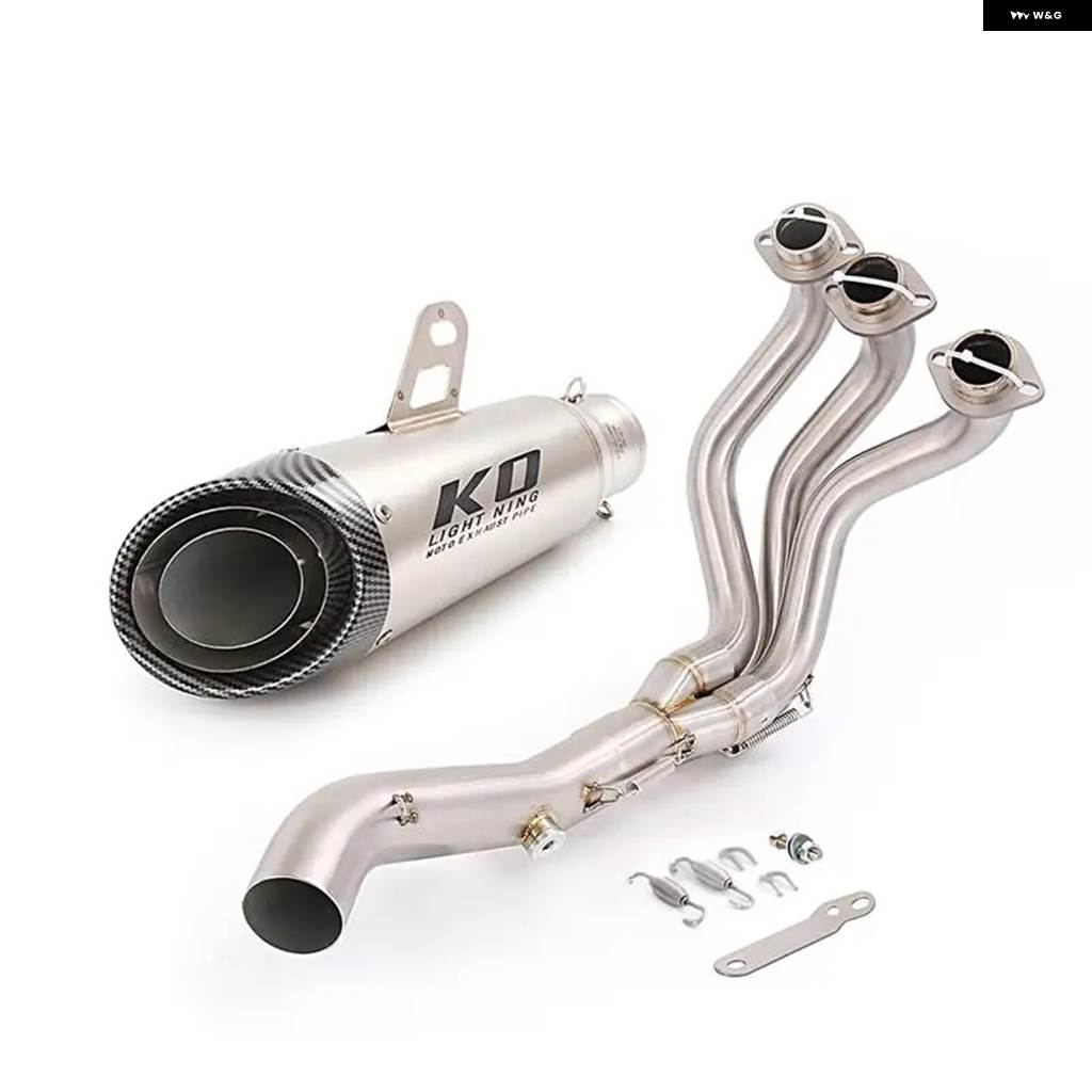 並行輸入品 ESCAPE ヤマハ XSR900 2016-2019 エキゾースト システム マフラー フロントリンク パイプ ステンレス スリップオン_7