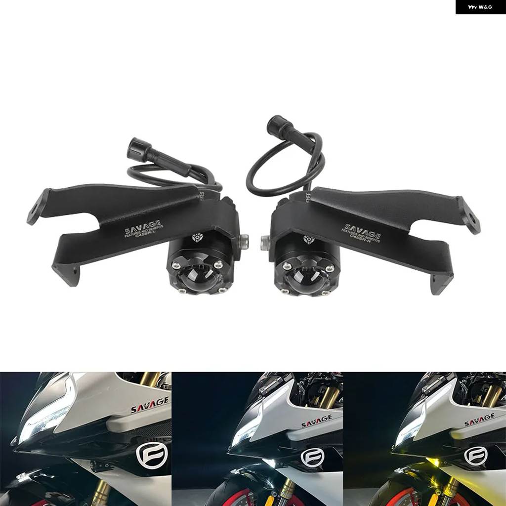並行輸入品 2025 450SR 12V/60W LED スポットライト補助 フォグランプ ブラケット CFMOTO 450SR-S 450SRS 450 SR SR-S 2022-2024