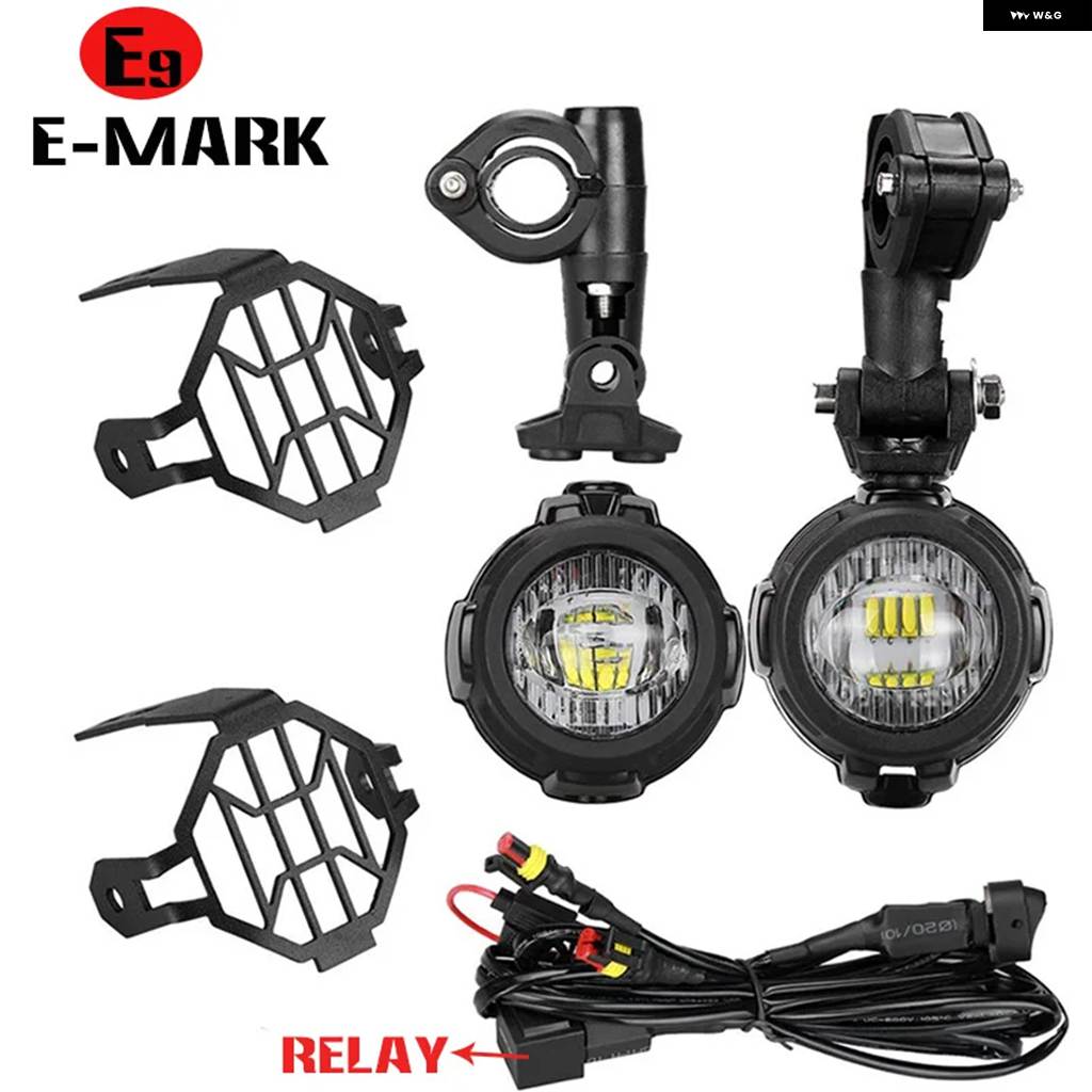 並行輸入品 オートバイ フォグランプ LED ランプスイッチ ドゥカティ マルチストラーダ 1200 ホンダ CRF1000L LED 補助組立 ドライビングラ