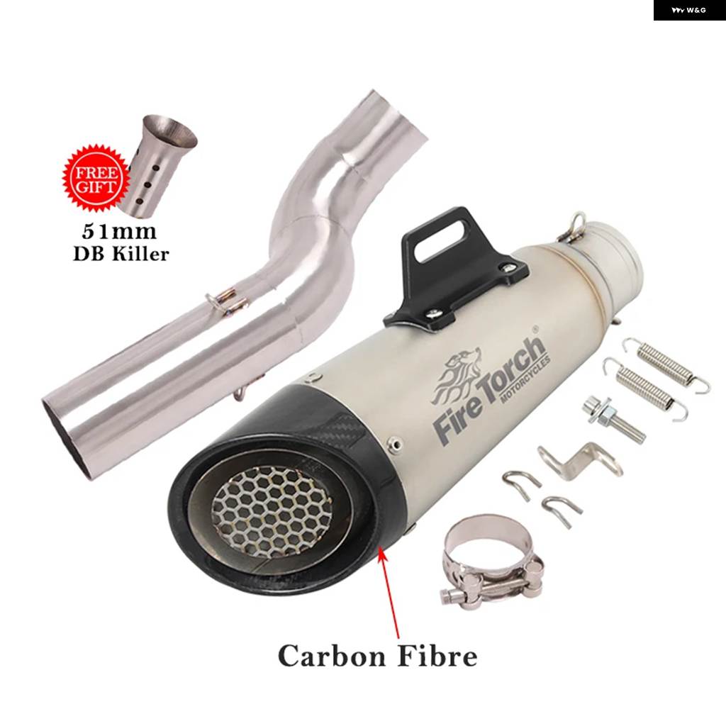 並行輸入品 バイク 排気 アウトレット ミッドリンク パイプ カーボンマフラー DBキラースリップ トライアンフ ストリートトリプル76/S 765_11