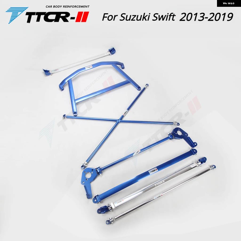 並行輸入品 フロントスタビライザー ストラットバー 2006-2019 シャーシパーツ ストラットタワーブレース アンチロール アンチスウェイ サ_9