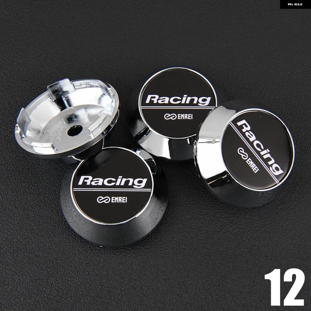 並行輸入品 4 個 ENKEI RPF1 リム キャップ 60MM クリップ スポーツ ホイール センター キャップ ENKEI 15 インチ レーシング ホ | ブランド登録なし | 12