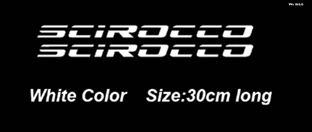 並行輸入品 2PCS 車用ボディステッカー フォルクスワーゲン VW シロッコ R GTI カスタム パーツ アクセサリー | ブランド登録なし | 03