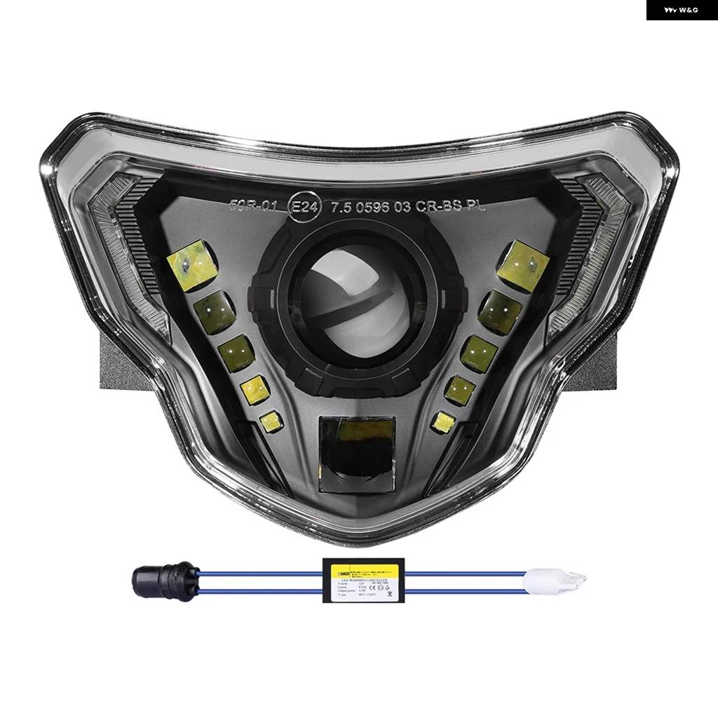 並行輸入品 BMW G310GS G310R 310 R 310GS 310R 310シリーズ用 ヘッドライト アセンブリ DRLデビルアイLED E24 ヘッドライト オ_1