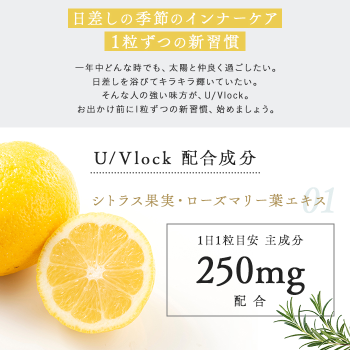 サンソリット UVlock ユーブロック 30日分 : ECXIA - 通販