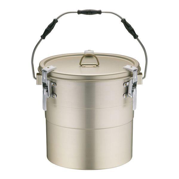 絶妙なデザインASY722 アルマイト炊飯二重食缶 264−C 15l 保存容器、ケース