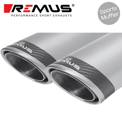 REMUS BMW 5シリーズ (F10) 型式:DBA-XG20｜レムス マフラー【SportsLabel・1584CS】Φ84カーボンレース W  左右｜フルマフラー : 輸入車のアフターパーツ EDGE - 通販 - Yahoo!ショッピング