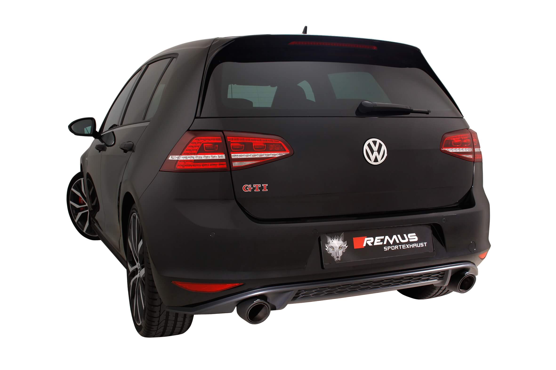 VW | VW ゴルフGTI (GOLF7) 型式:ABA-AUCHH｜レムス マフラー【SportsLabel・70CSR】Φ102 カーボン  アングル 左右 : mf000929 : 輸入車のアフターパーツ EDGE - 通販 - Yahoo!ショッピング