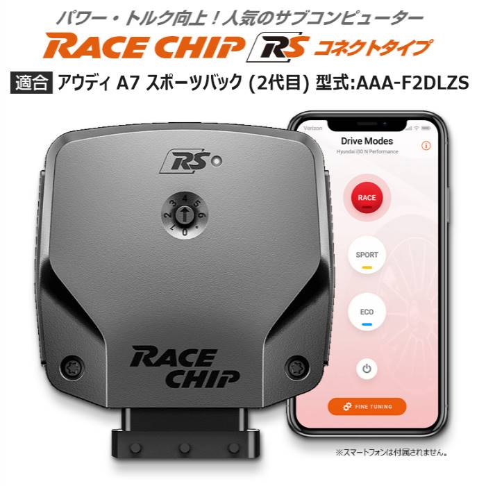 アウディ | AUDI A7 スポーツバック (2代目) 型式:AAA-F2DLZS｜RaceChip RS (コネクトタイプ)｜レースチップ/正規品