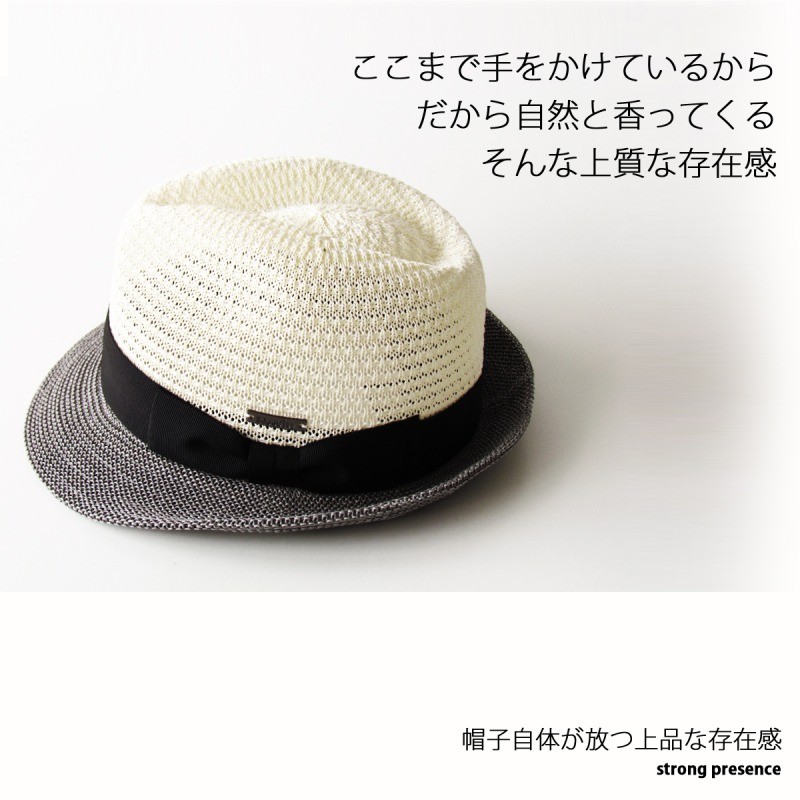 EdgeCity（エッジシティ） 帽子 メンズ 中折れ帽 大きいサイズ 中折れ