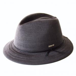 帽子 メンズ 中折れ帽 中折れハット 日本製 ロングハット シルク