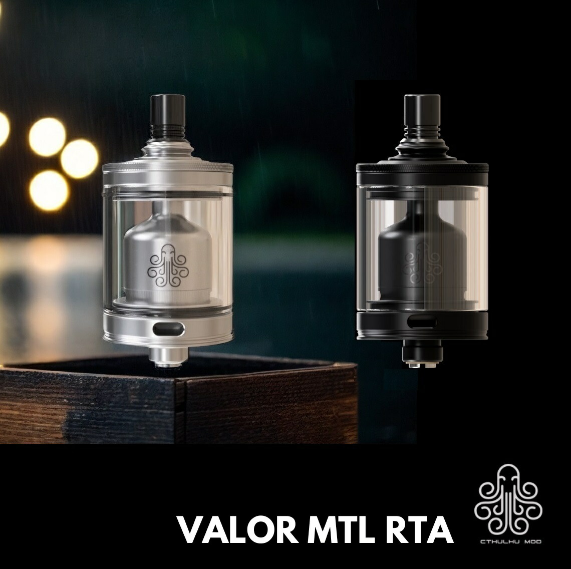 Cthulhu mod VALOR MTL RTA 22mm クトゥルフ クツルフ モッド バロー