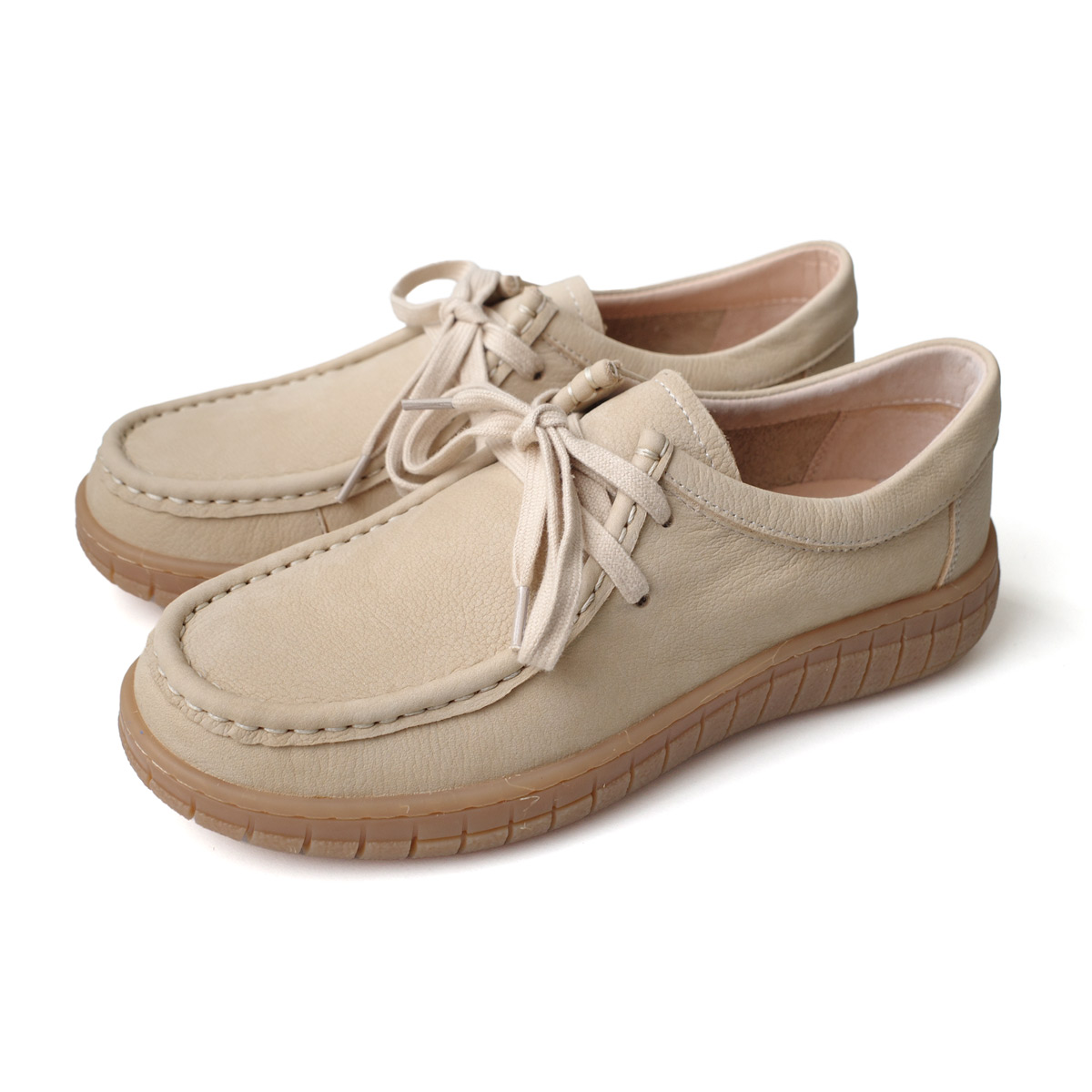 モカシン ワラビー 本革 レディース 歩きやすい おしゃれ ヌバック